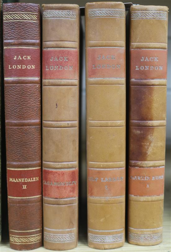 Four books by Jack London
